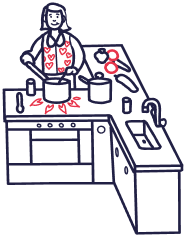 illustration d'un professionnel de santé dans un cabinet de santé